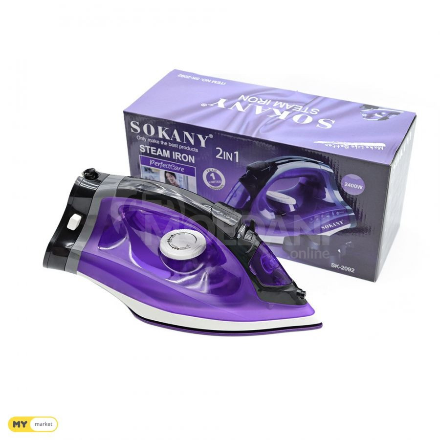 Steam iron SOKANY free delivery 45 minutes PICCO●pico Tbilisi - photo 2