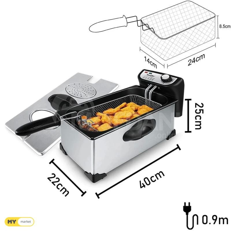 Фритюрница SONIFER бесплатная доставка 45 минут PICCO● pico Тбилиси - изображение 1