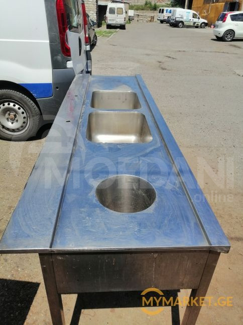 Стол и мойка из нержавеющей стали Тбилиси - изображение 4