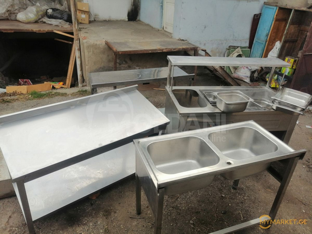 Стол и мойка из нержавеющей стали Тбилиси - изображение 1