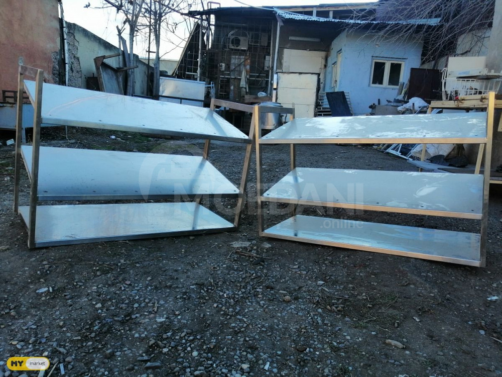 თაროები უჟანგავი ლითონის თბილისი - photo 2