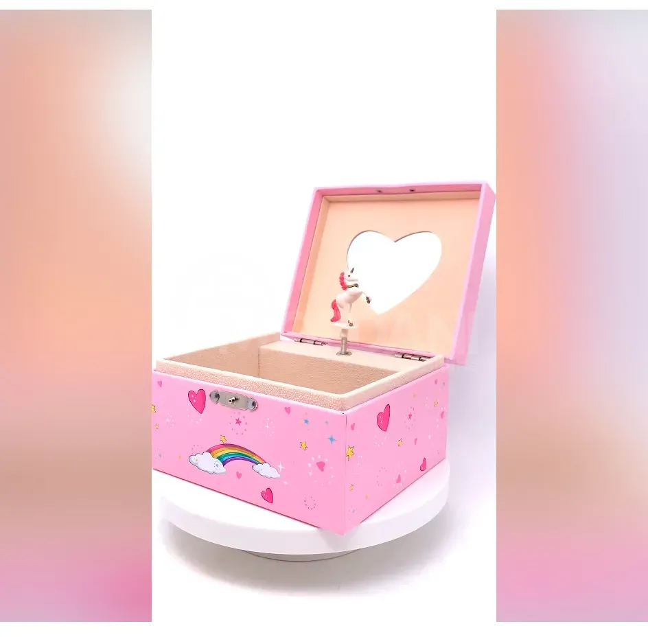 Სასაჩუქრე ნაკრები "Unicorn" მუსიკალური ყუთი საავენ კალენდარი ტატუების საღებარი გვერდებით Тбилиси - изображение 4