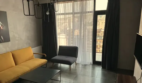 ქირავდება 2 ოთახიანი ბინა 50მ² 12/12 სართ თბილისი