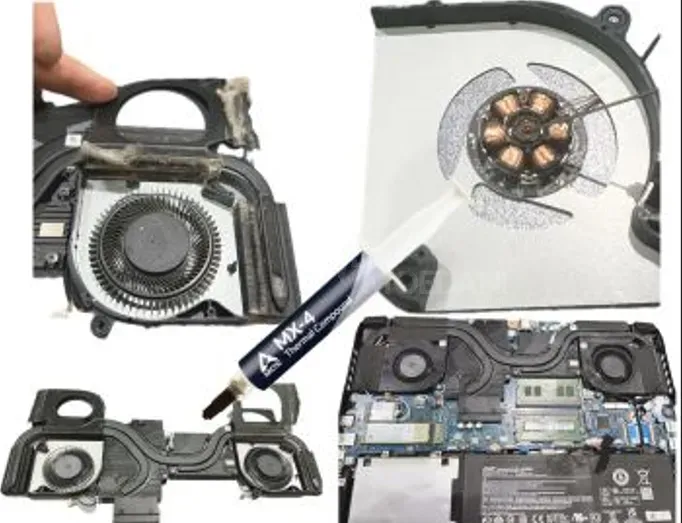 Чистка ноутбука, замена термопасты Тбилиси - изображение 1
