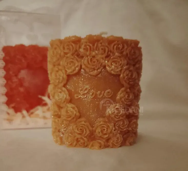 Свеча ручной работы Любовь на продажу Тбилиси - изображение 1