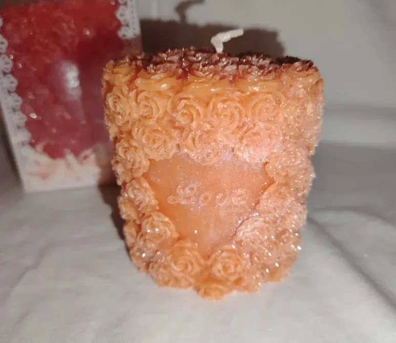 Свеча ручной работы Любовь на продажу Тбилиси - изображение 4