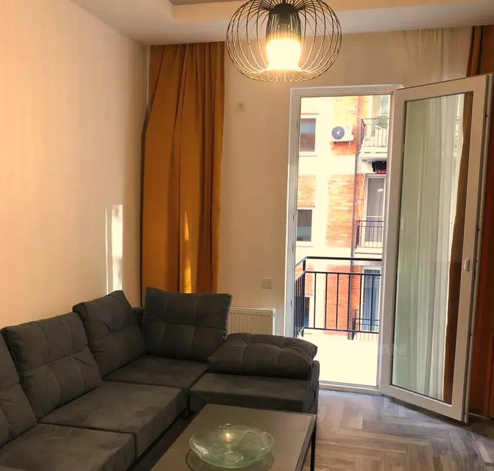 ქირავდება 2 ოთახიანი ბინა 46მ² 3/8 სართ თბილისი - photo 1