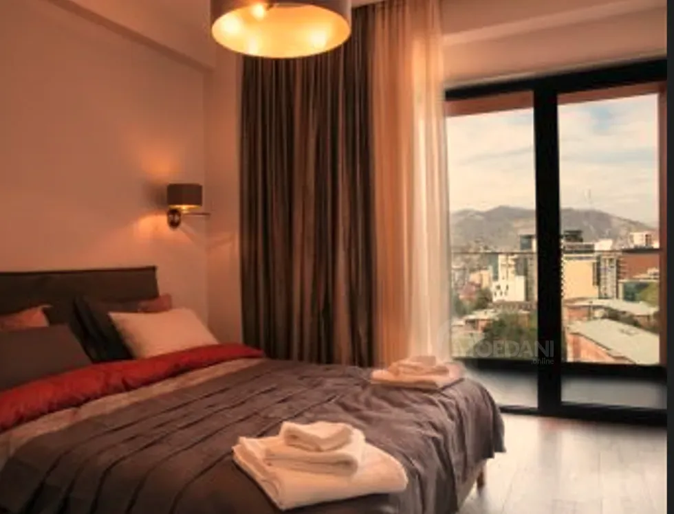 ქირავდება 2 ოთახიანი ბინა 60მ² 12/22 სართ თბილისი - photo 1