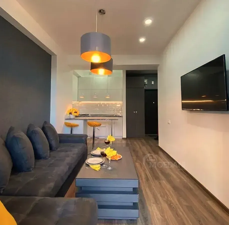 ქირავდება 2 ოთახიანი ბინა 56მ² 5/12 სართ თბილისი - photo 1