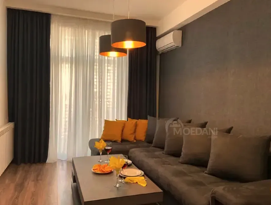 ქირავდება 2 ოთახიანი ბინა 56მ² 5/12 სართ თბილისი - photo 2