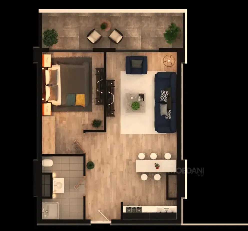 Продам 2-комн. квартиру 67.4м² 14/15 эт. Тбилиси - изображение 6