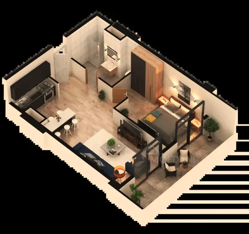 Продам 2-комн. квартиру 67.4м² 14/15 эт. Тбилиси - изображение 4