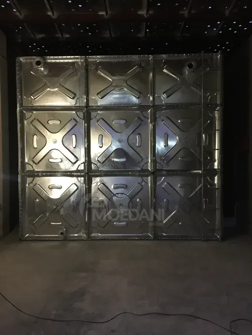 Пожарный резервуар Водяной резервуар > Сборные модульные резервуары с болтовыми соединениями, резервуар из оцинкованной нержавеющей стали Тбилиси - изображение 7