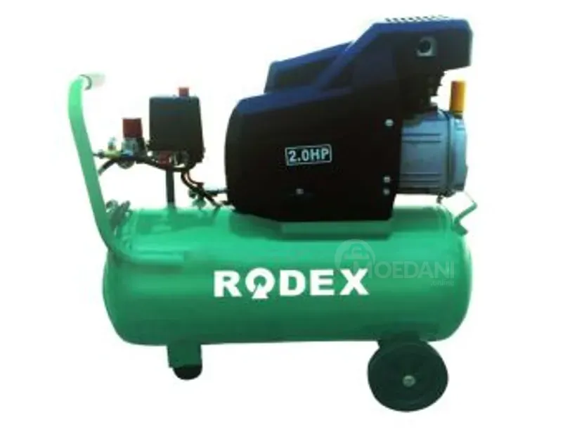 Воздушный компрессор на колесах 50 л (Rodex) Тбилиси - изображение 1