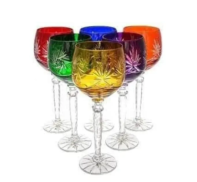 Ჩეხური ბროლის ფერადი ფუჟერები.ახალი თბილისი - photo 1