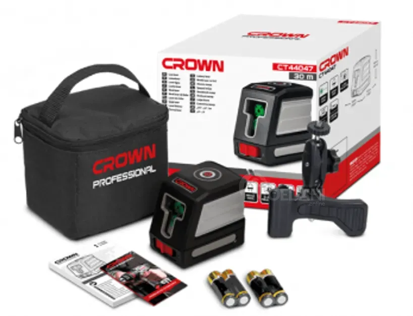 Уровень лазера Crown 30м зеленый лазер Тбилиси - изображение 1