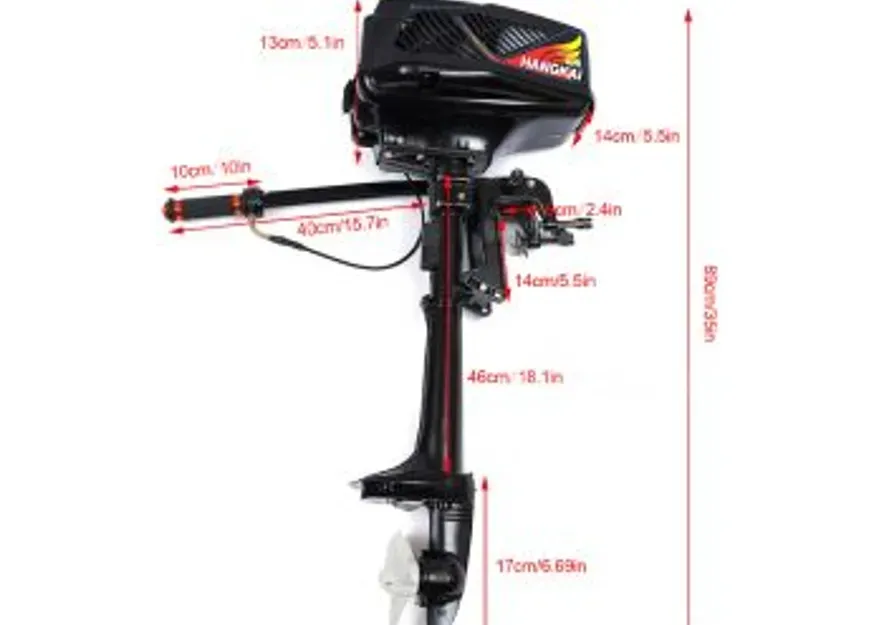2-тактный подвесной мотор Hangkai мощностью 3,6 л.с. Тбилиси - изображение 2