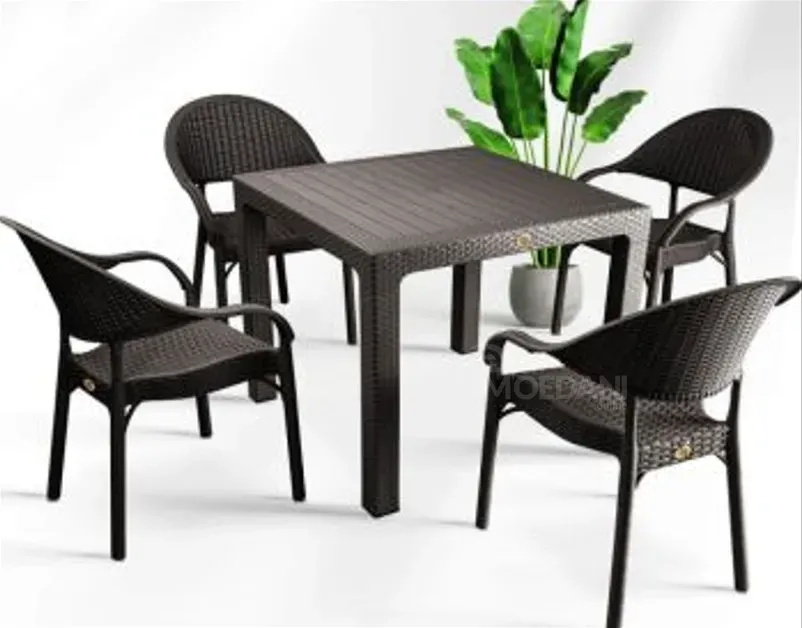 Отличный комплект - стол с четырьмя стульями Тбилиси - изображение 1