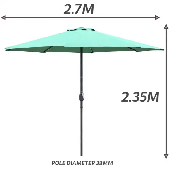 Ქოლგა 2.7 m umbrella სწორი მოდელი თბილისი