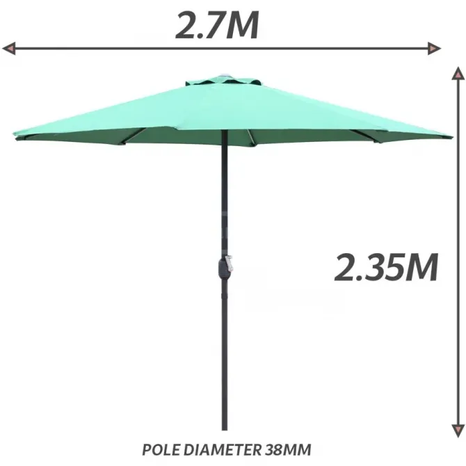Ქოლგა 2.7 m umbrella სწორი მოდელი თბილისი - photo 1