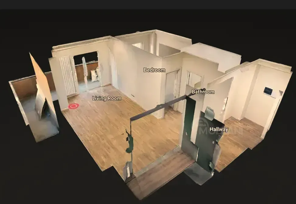 Продам 2-комн. квартиру 54.4м² 5/25 эт. Тбилиси - изображение 2