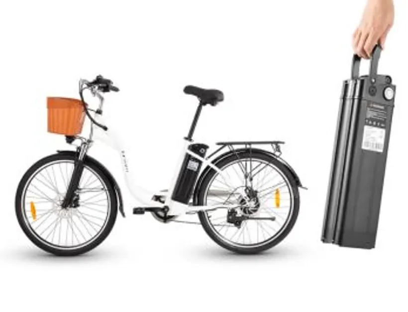 Электровелосипед DYU C6 Электрический городской велосипед Тбилиси - изображение 2