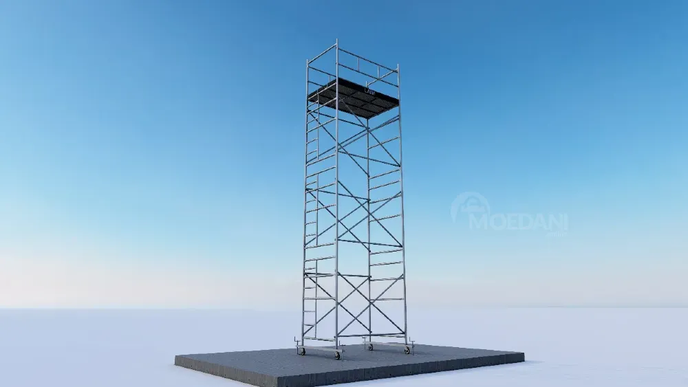 Construction scaffolding with wheels 6m Tbilisi - photo 1