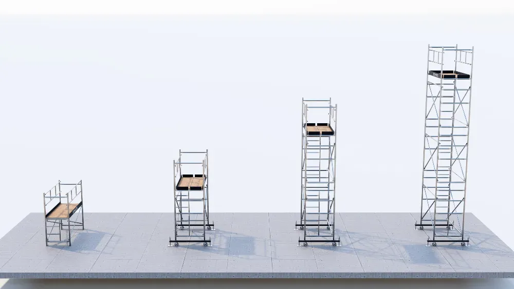 Construction scaffolding with wheels 6m Tbilisi - photo 3