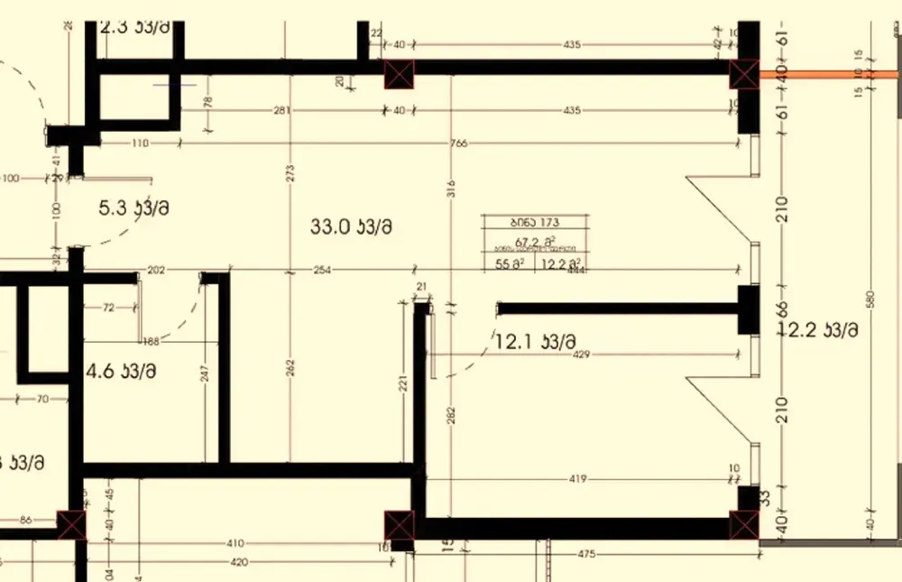 Продам 2-комн. квартиру 67.2м² 4/4 эт. Тбилиси - изображение 11