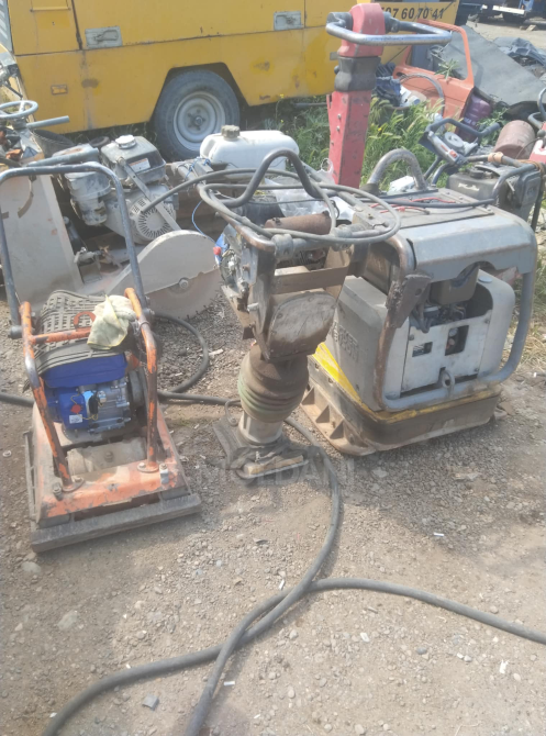 Vibrophila, asphalt saw, vibratory compactor, compressor for rent Tbilisi - photo 1