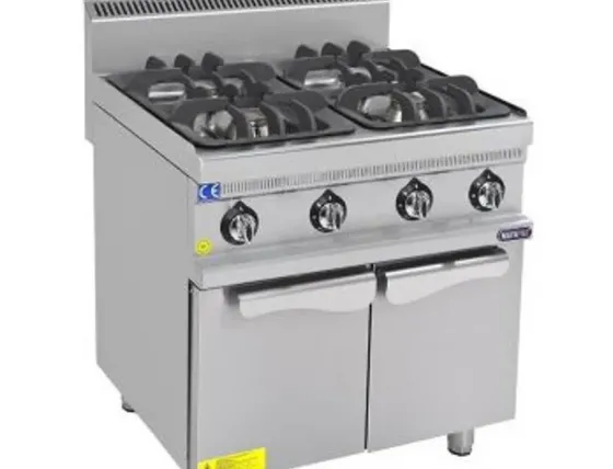 Высококачественная газовая плита с 4 конфорками и шкафом Тбилиси