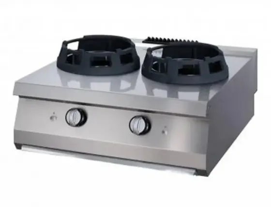 Газовый вок с двумя конфорками 28 см – 80×70 Тбилиси