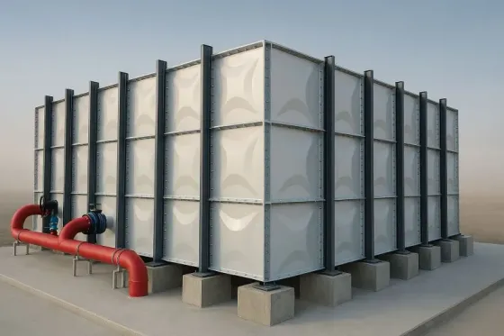 Стеклопластиковый бак Тбилиси