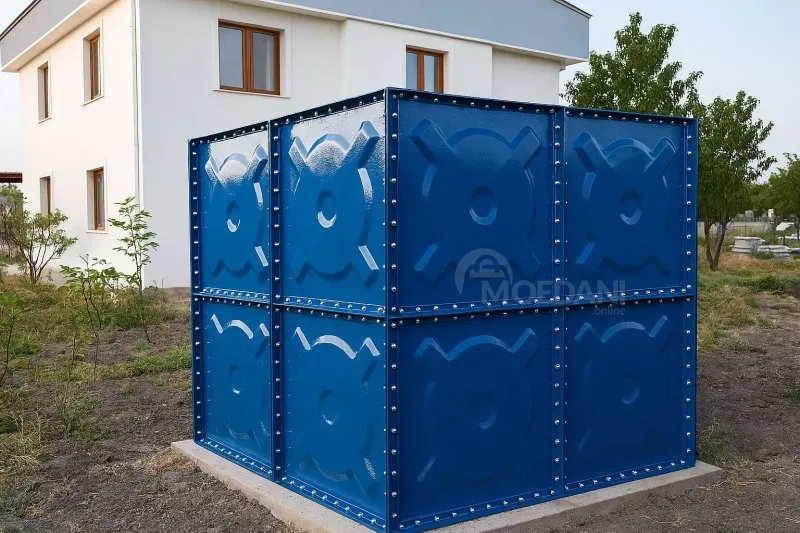 Წყლის ავზი ფოლადის + საფარი თბილისი - photo 2