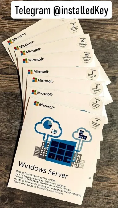 Windows-ის დისტანციური სამუშაო მაგიდის სერვისები CAL 2019 ინგლისური MLP თბილისი - photo 1