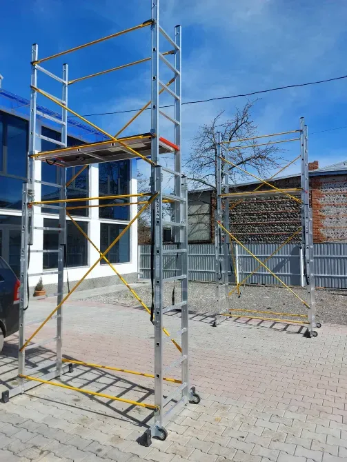 Ალუმინის გასაშლელი ხარაჩო თბილისი - photo 1