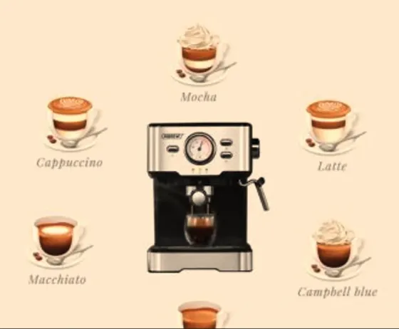 Полуавтоматическая кофемашина HiBREW H5 Тбилиси