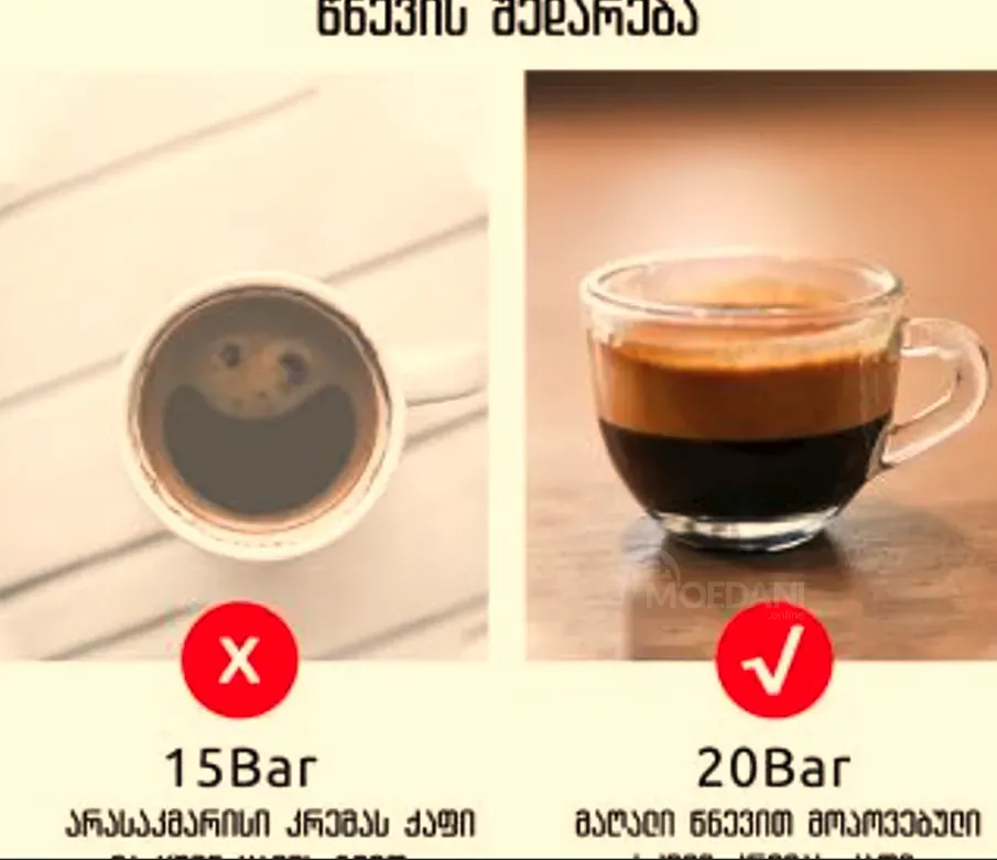 Полуавтоматическая кофемашина HiBREW H5 Тбилиси - изображение 2