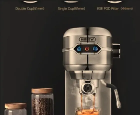 Полуавтоматическая кофемашина HiBREW H11 Тбилиси