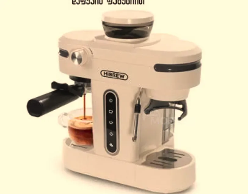 Полуавтоматическая кофемашина Hibrew H14 с кофемолкой Тбилиси - изображение 1