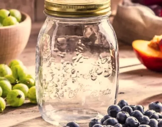 Стеклянная банка с металлической крышкой, 500 г Тбилиси