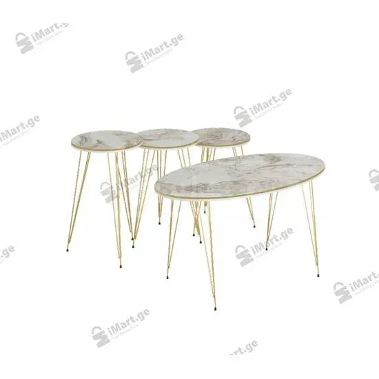Magazine table + 3-piece coffee table set Prat Tbilisi - photo 2
