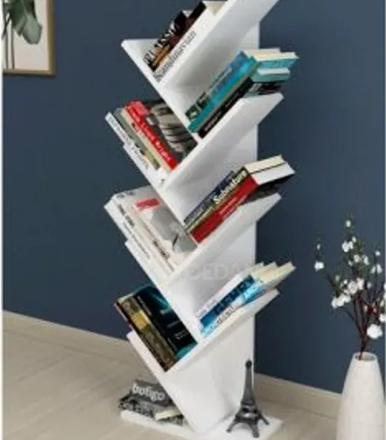 Decorative shelf for books white Bofigo (121*44*22 cm) Tbilisi - photo 1