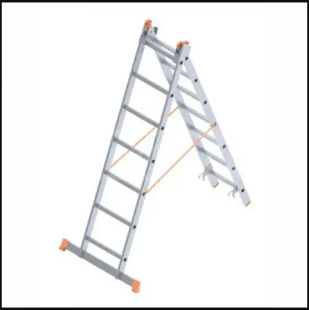 Კიბე Industrial Aluminium Type A 2x7 საფეხური თბილისი