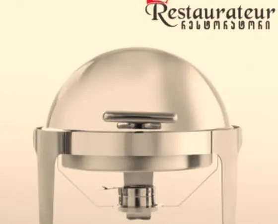 Круглая сковорода из нержавеющей стали Тбилиси