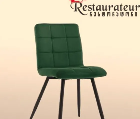 Зеленый стул с мягкой поверхностью Тбилиси