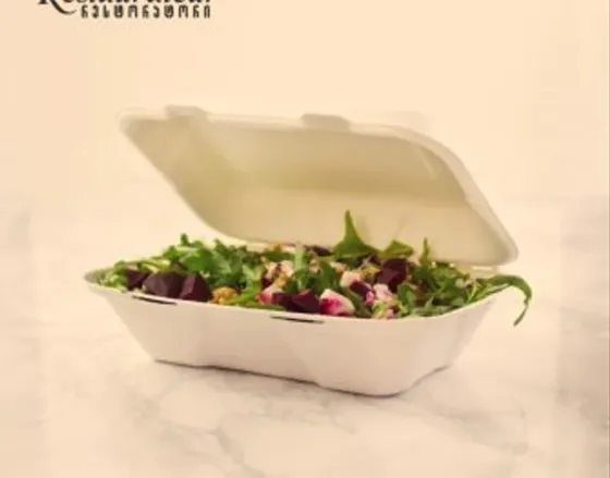 Биоразлагаемый ланч-бокс Тбилиси