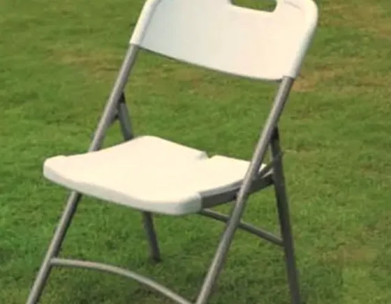 Складной стул с металлическим каркасом, пластик Тбилиси