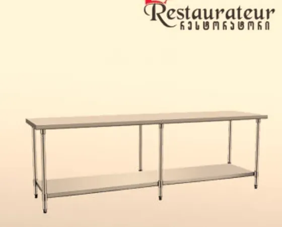 Dining table, with lower shelf 240x80x85 cm. Tbilisi