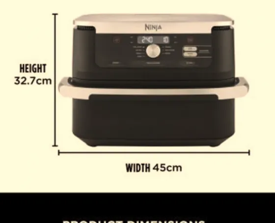 Фритюрница Ninja Foodi FlexDrawer Dual Air Fryer 10.4L Af500 Тбилиси